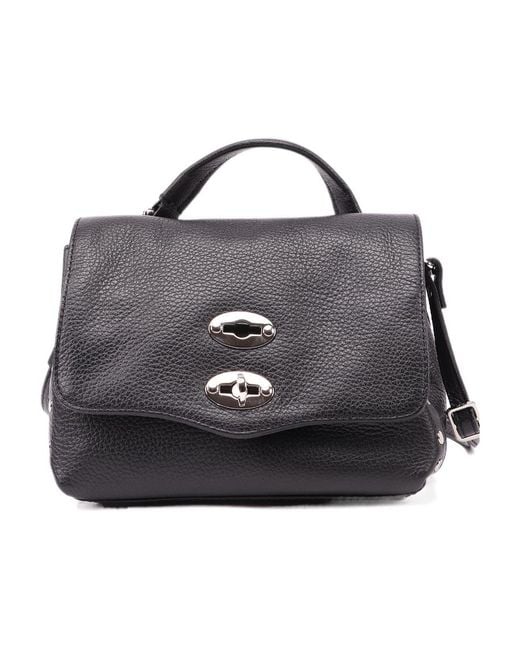 Zanellato Black Flip Shoulder Bag