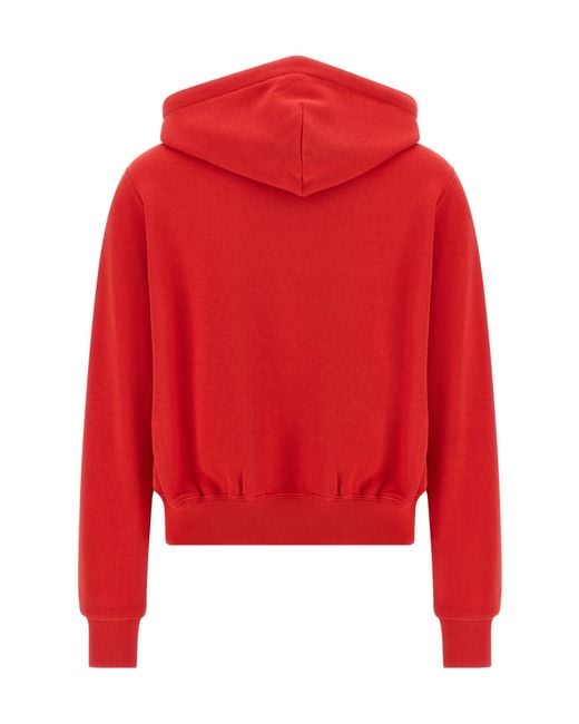 Polo Ralph Lauren Red Zip-Up Drawstring Hoodie