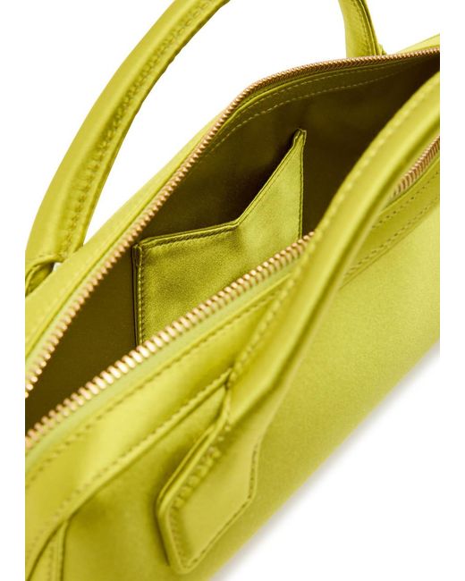 Alaïa Yellow Satin Clutch