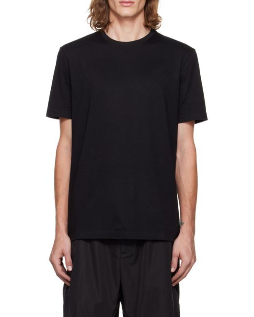 The Row Black Luke T-shirt In Cotton for men