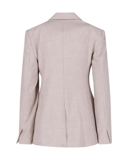 Calvin Klein Pink Single-Breasted Blazer