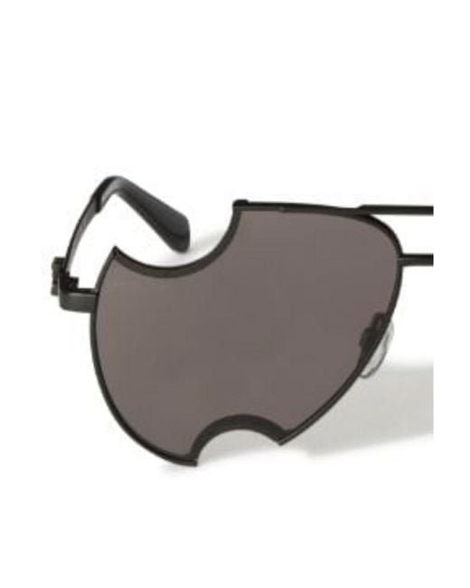 Off-White c/o Virgil Abloh Metallic Dallas Cut-Out Aviator Sunglasses for men