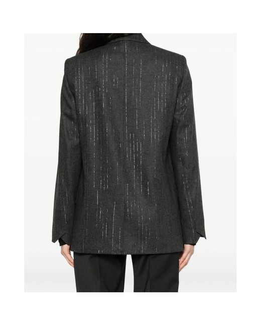 Zadig & Voltaire Black Long-Sleeved Suit Jacket