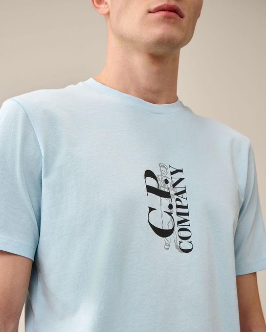 C P Company White Short-Sleeved T-Shirt for men