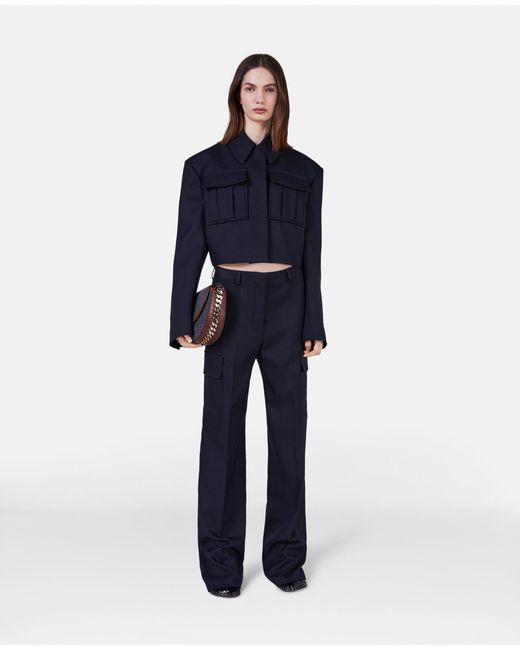Stella McCartney Blue Cargo Trousers