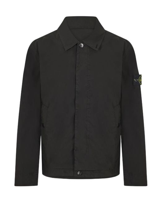 Stone Island Black Light Compact Jacket for men