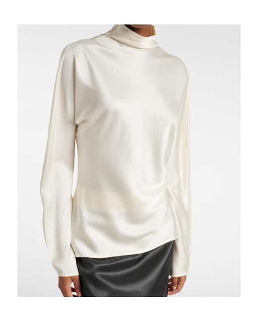 Rohe White Satin Top
