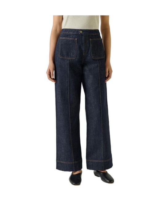 Soeur Blue Patch Pocket Jeans