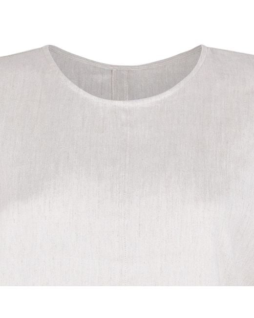 Calvin Klein White Short-Sleeved Crewneck Top