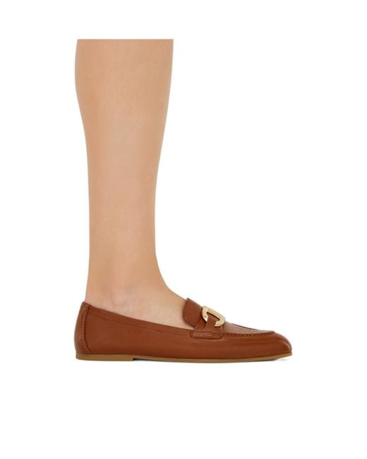 Ferragamo Brown Jodie Elasticated Loafer