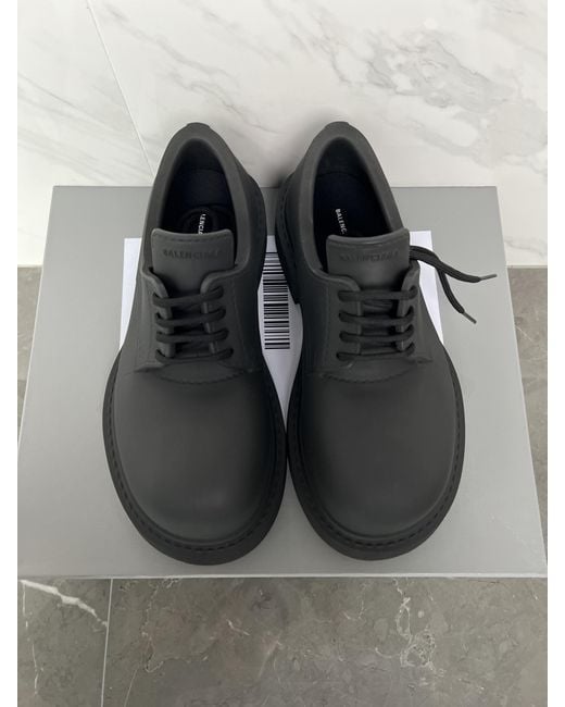 Balenciaga Black Steroid Derby Shoes for men