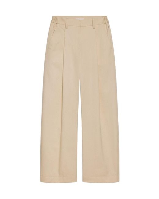 Helmut Lang Natural Pleated Casual Pants