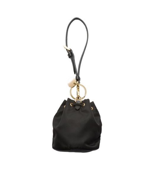 Prada Black Re-Edition 1978 Key Ring