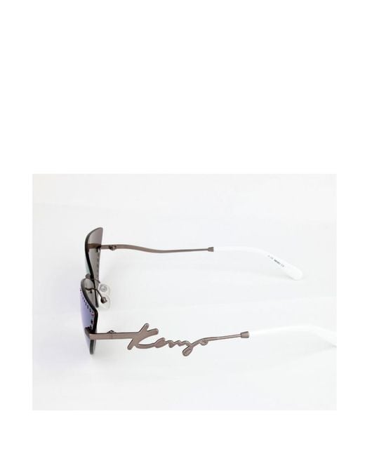 KENZO Purple Triangular Sunglasses