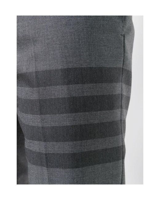 Thom Browne Gray 4-Bar Skinny-Fit Trouser for men