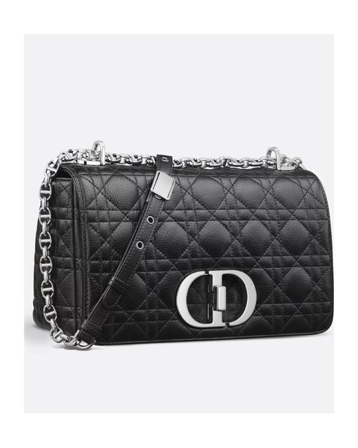 Dior Black Medium Caro Bag