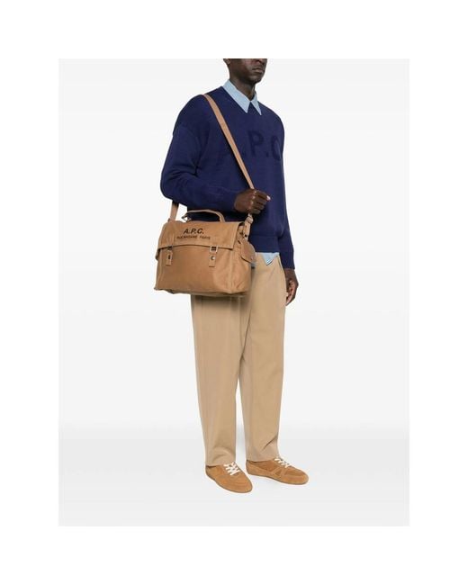 A.P.C. Natural Recuperation Satchel Bag for men