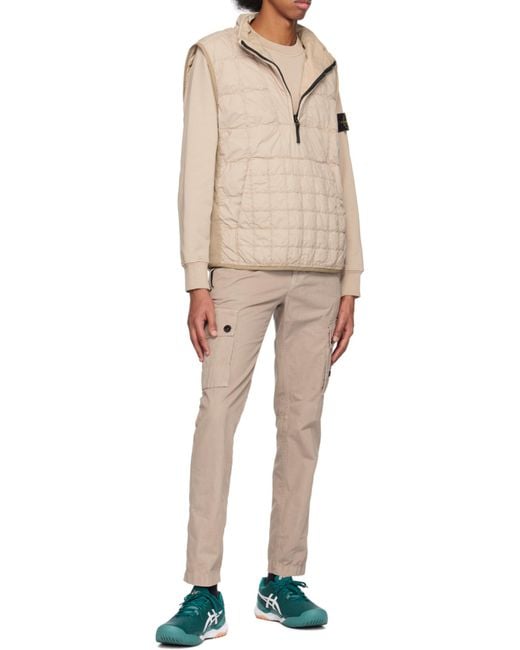 Stone Island Pink Logo Patch Crewneck Sweatshirt for men