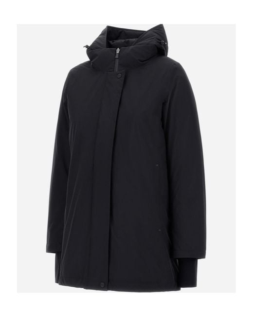 Herno Blue Hooded Down Coat