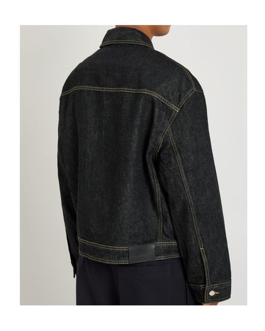 Studio Nicholson Black Denim Jacket for men