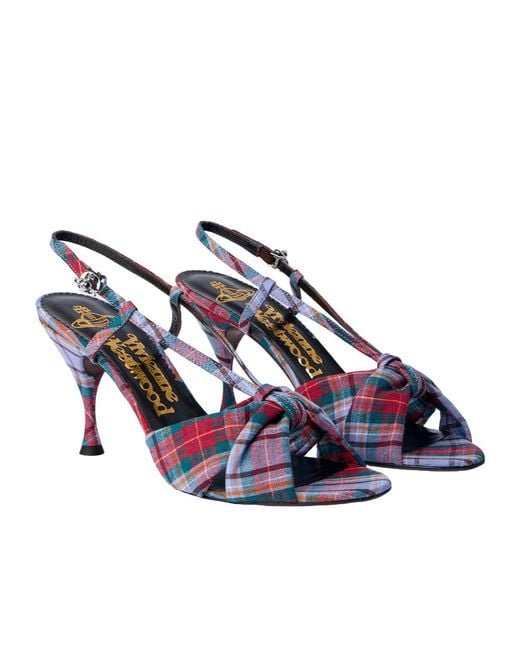 Vivienne Westwood Blue Buckle High-Heeled Sandals