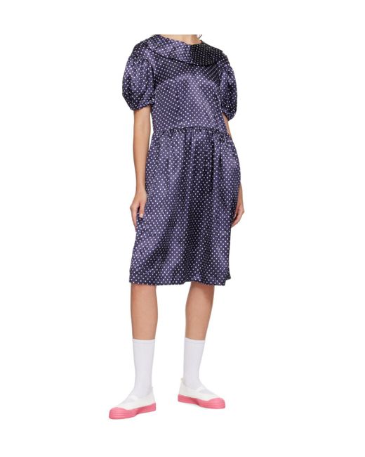 Comme des Garçons Pink Round Toe Flat Shoes