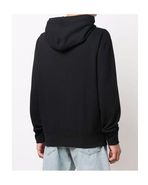 Polo Ralph Lauren Blue Logo Embroidered Zipped Hoodie for men