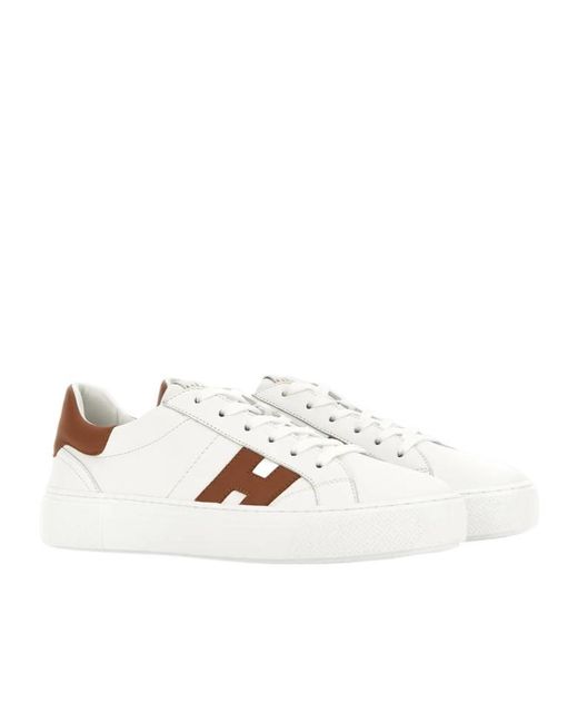 Hogan White Crosswind Sneakers for men