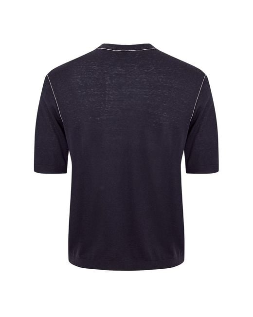Gucci Blue Ss Crew Wool Sn61 for men