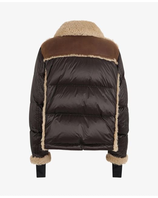 Moncler Brown Shearling Jacket for men