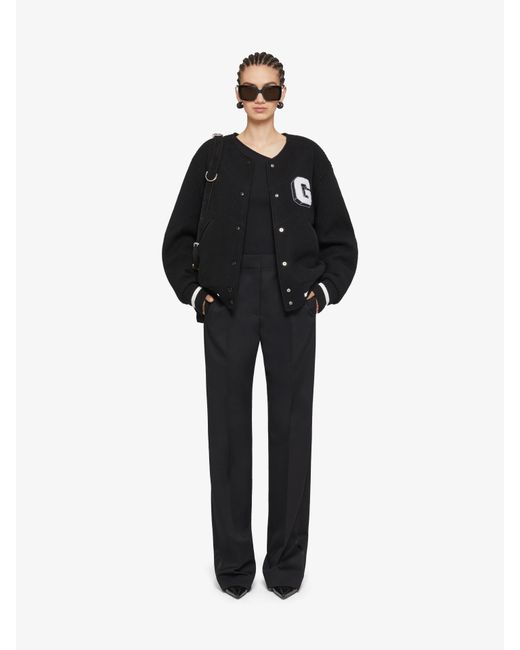 Givenchy Black College Varsity Jacket