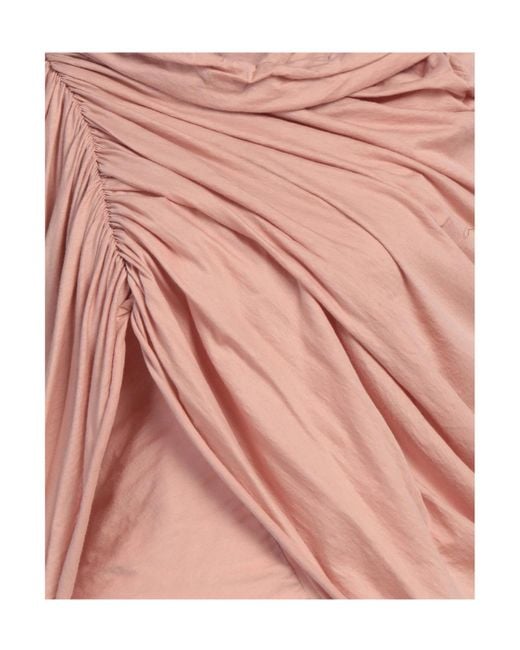 Rick Owens Pink Plain Colour Top