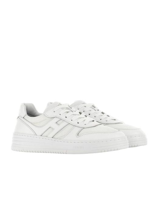 Hogan White H630 Low-Top Sneakers for men
