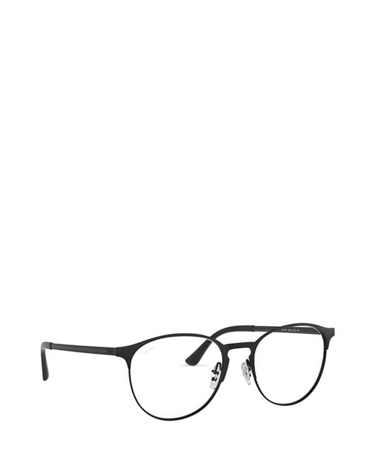 Ray-Ban White Round Frame Glasses