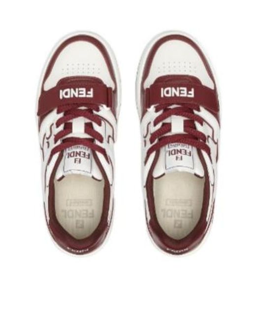 Fendi Pink Match Low-Top Sneakers