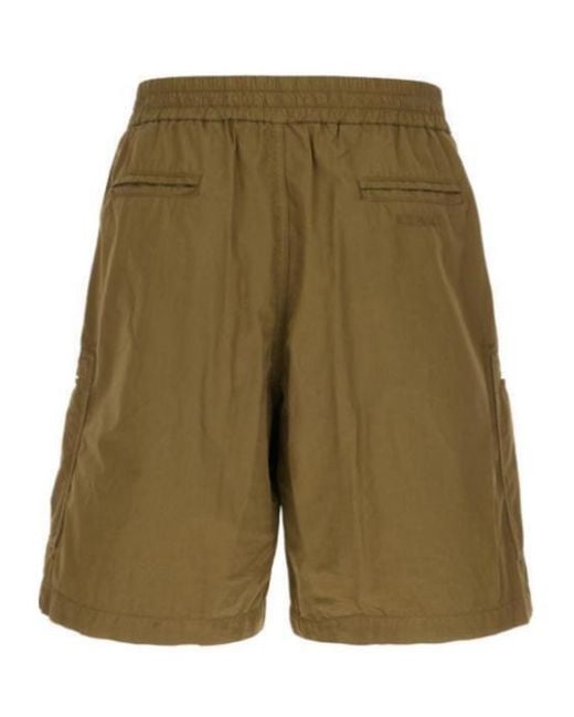Iceberg Green Elasticated Bermuda Shorts for men