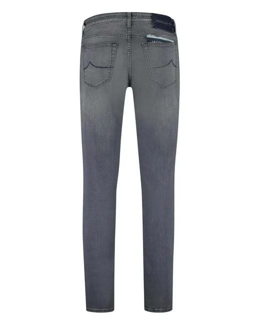 Jacob Cohen Blue Belt Loop Jeans for men