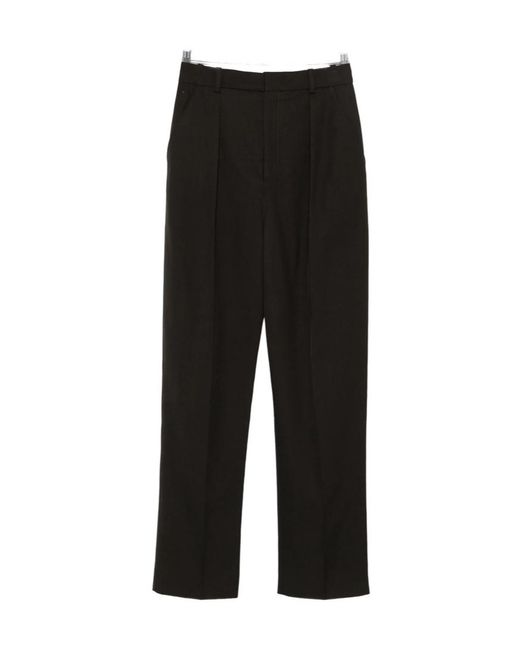 Lemaire Black Pleated-Pocket Trousers