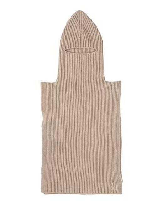 Max Mara Natural Lightweight Cashmere Face Covering