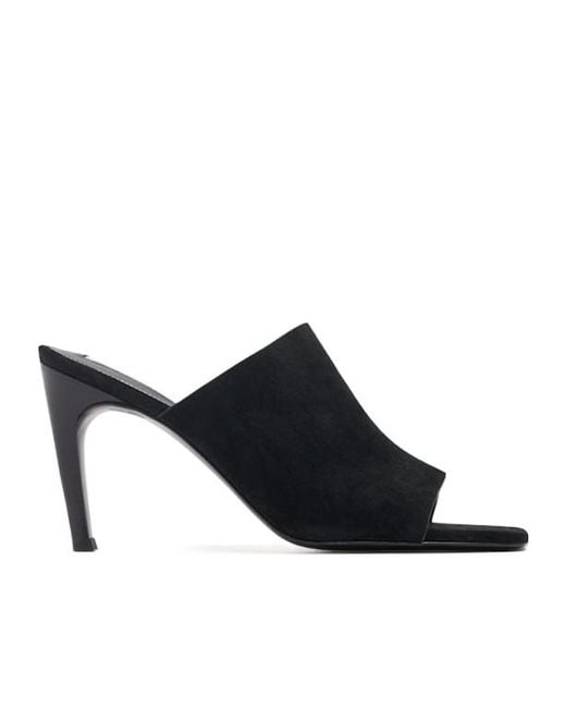 Totême  Black 85Mm Leather Mules