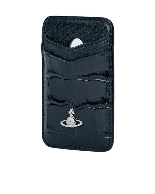 Vivienne Westwood Blue Logo Card Holder