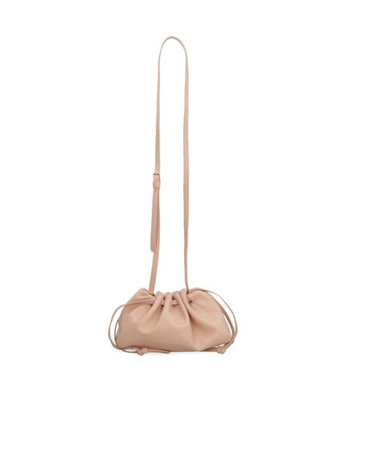 Mansur Gavriel Pink Bloom Drawstring Mini Clutch Bag