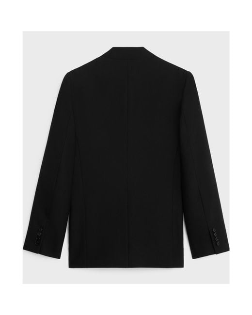 Céline Black Wing Collar Jacket for men
