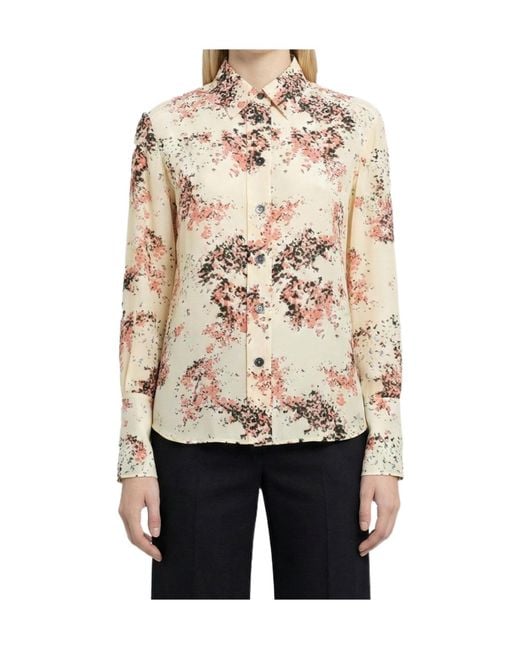 Paul Smith Natural Abstract Print Button-Up Shirt