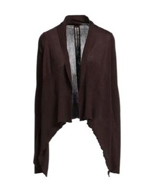 Rick Owens Black Wool Knitted Top