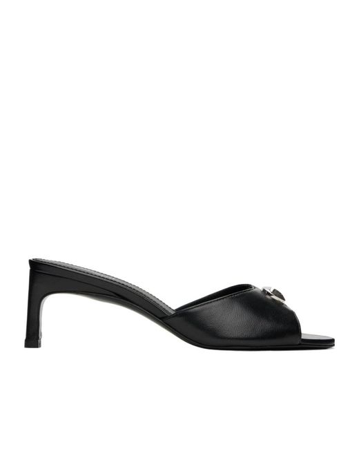 Coperni Black Low Logo High-Heeled Sandals