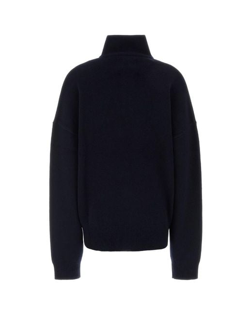 Extreme Cashmere Blue N235 Hike Half Zip Sweater for men