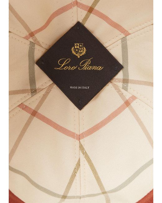 Loro Piana White Baseball Cap for men