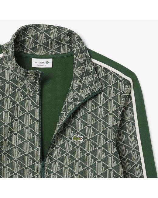 Lacoste Green Paris Zip-Up Track Jacket for men