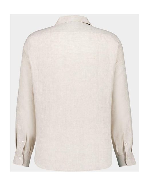 Brunello Cucinelli White Long Sleeved Buttoned Shirt for men